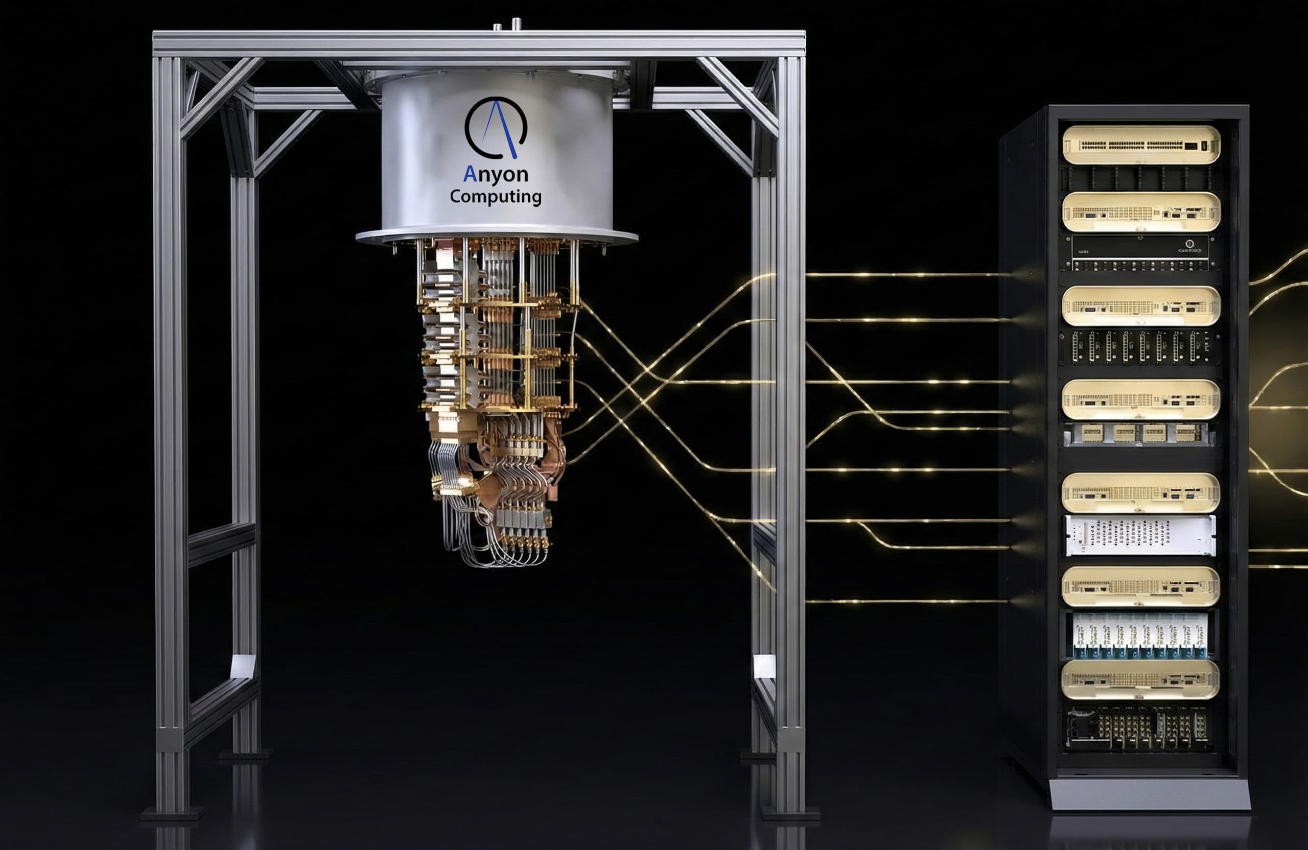 Anyon Computing quantum system tightly coupled with NVIDIA GPU rack via NVQLink